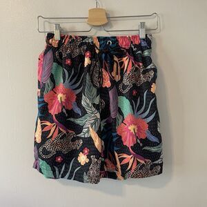 Cove Australia Men's Large Swim Trunks Floral Lined Jungle Vacation Resort